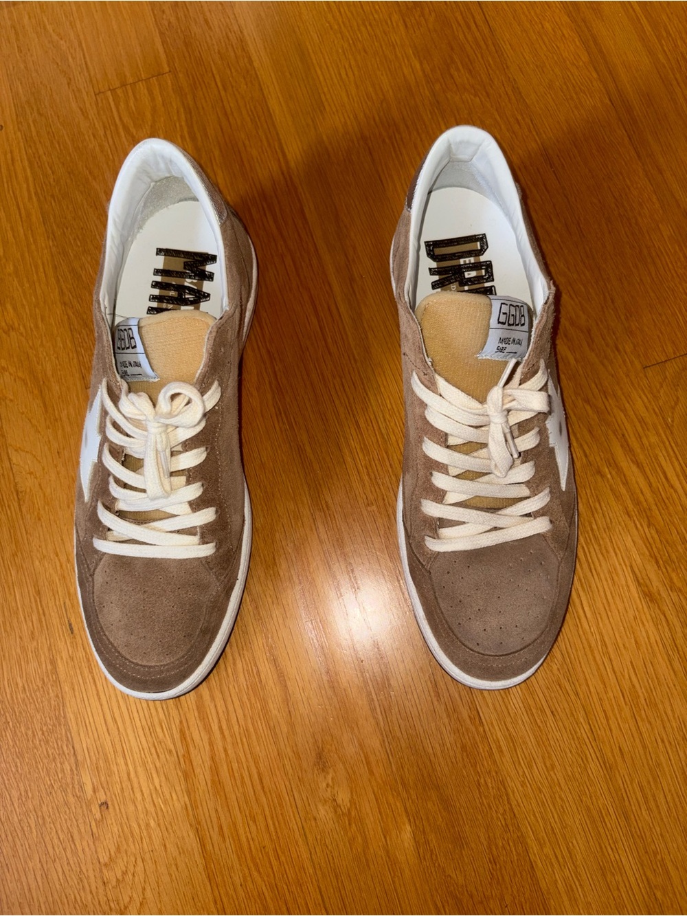 Men's Golden Goose Ball Star Suede Leather Sneakers - Picture 2 of 8